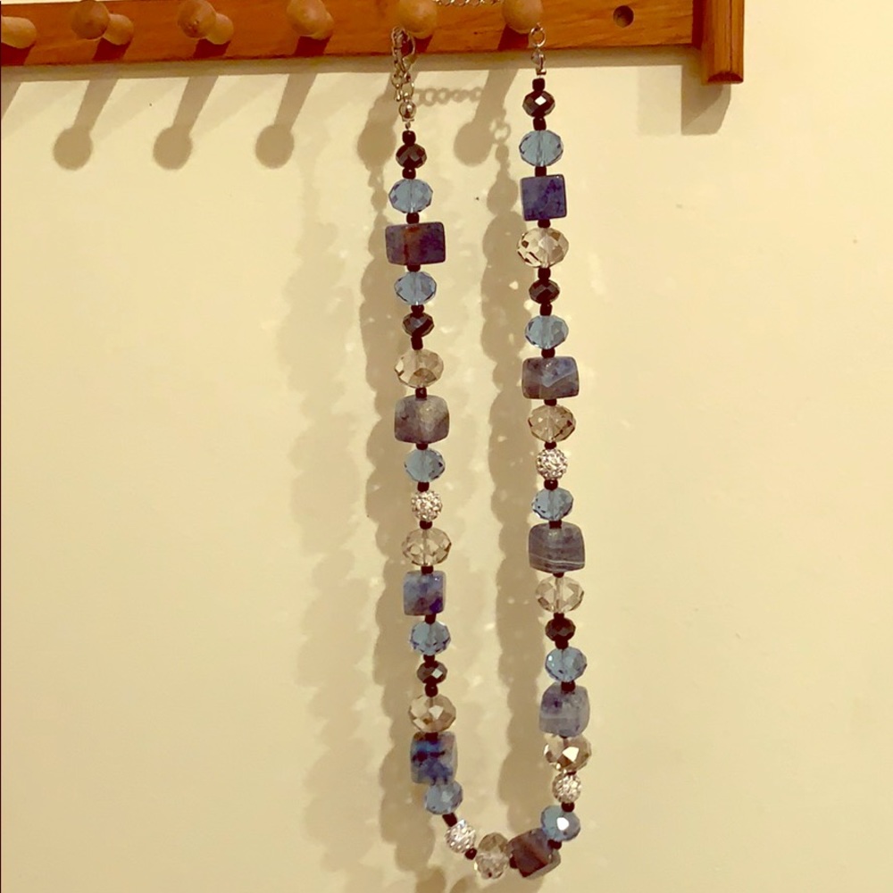 Blue necklace